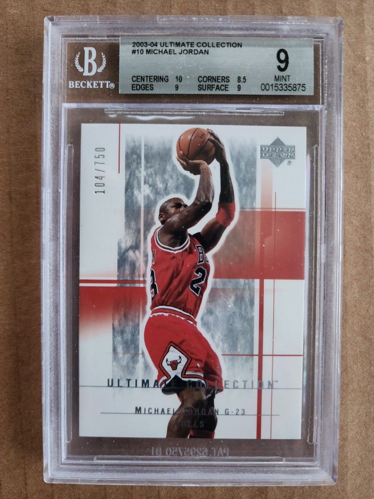 2003-04 Ultimate Collection 10 Michael Jordan (BGS 9.0) Mint (001(contact info removed))