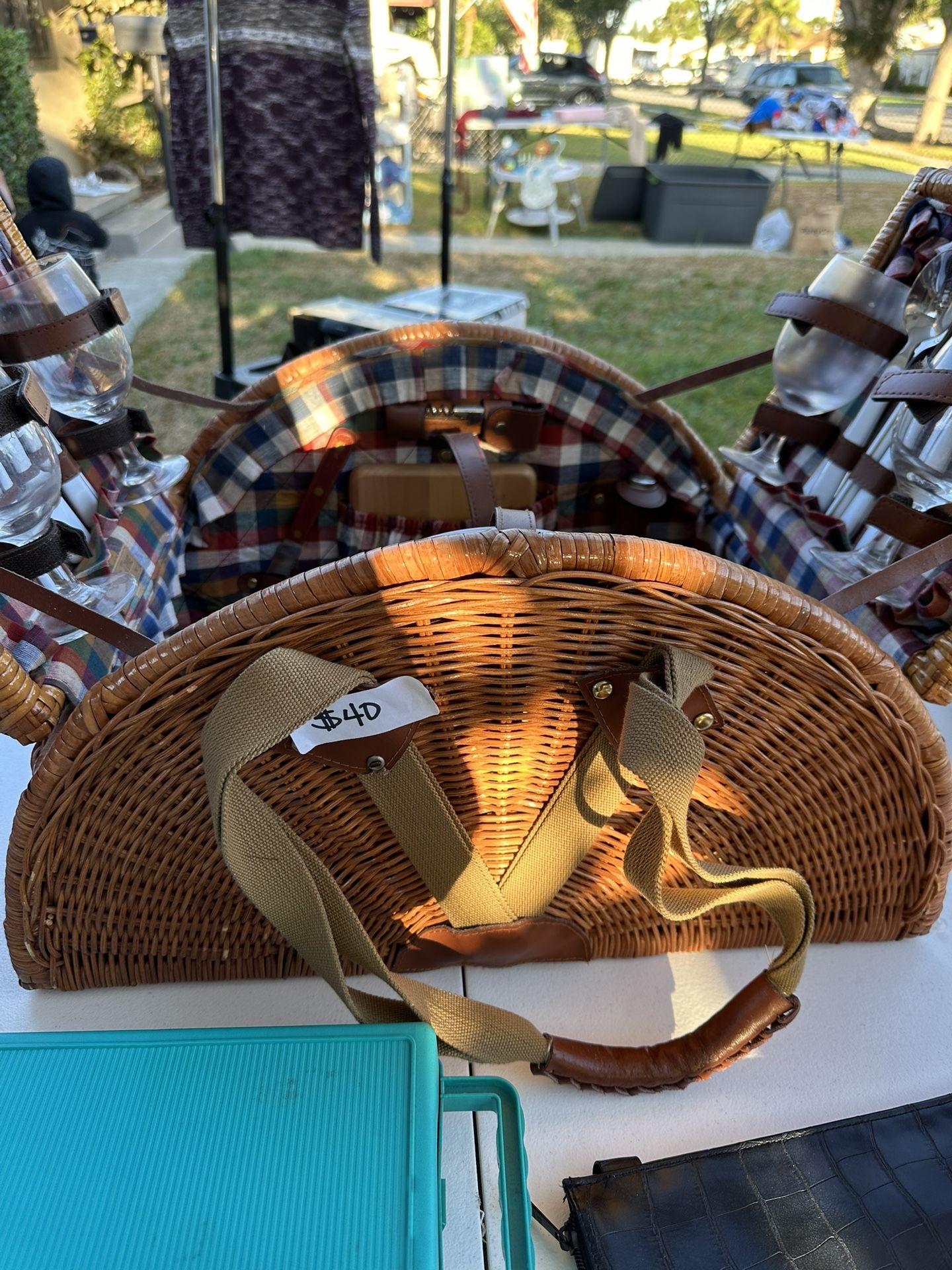 Vintage Picnic Basket
