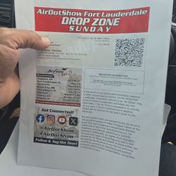 AIR DOT SHOW FT LAUDERDALE TICKETS