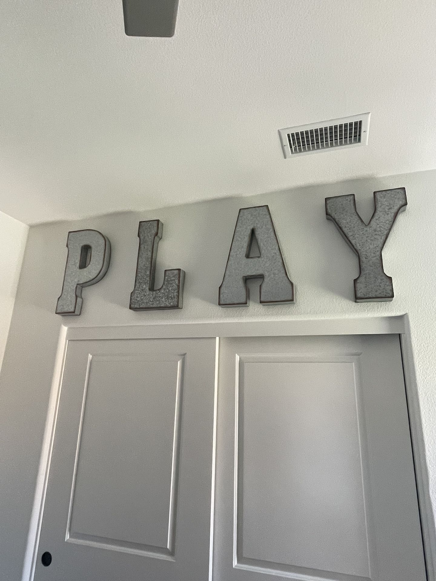 Metal PLAY Letters - 20”