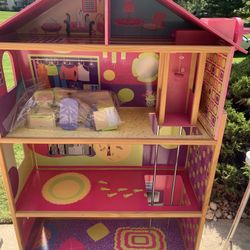Large Wooden Doll House