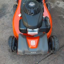 Husqvarna AWD Self propeller Mower Bagger Included 