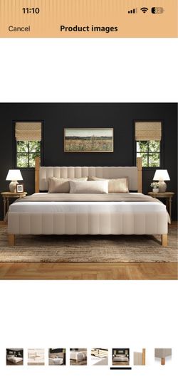 Cal king bed frame