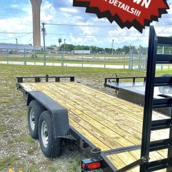 2022 Equipment Trailer , Bobcat Trailer, Skid Steer Trailer, Trailers , Traile Para Bobcat, 7 Ton Trailer, 14000lbs Trailer 