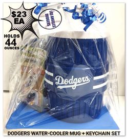 DODGERS WATER-COOLER MUG & KEYCHAIN SET