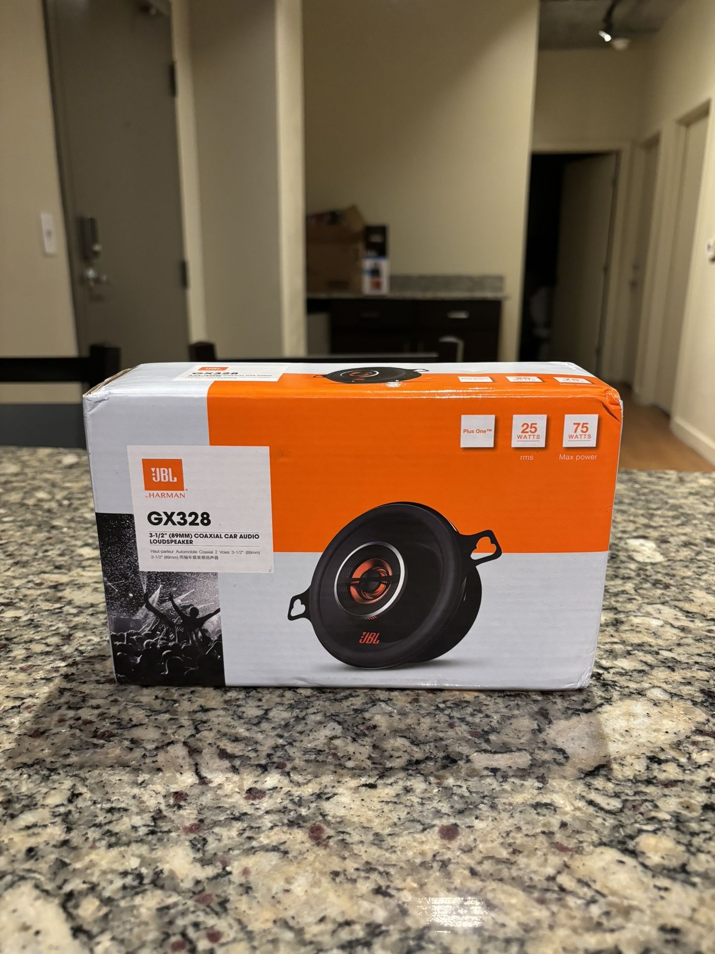 JBL GX328 coaxial car audio loudspeaker (3-1/2”, 89 mm)