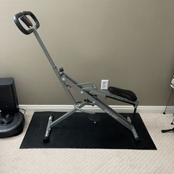 Sunny Health & Fitness Row-N-Ride Squat Assist Trainer 