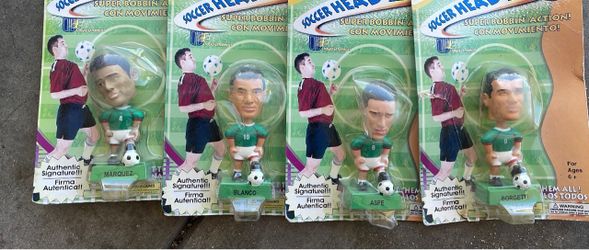 90s bobble heads Mexico soccer