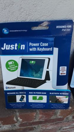 Just in power case with keyboard brand new