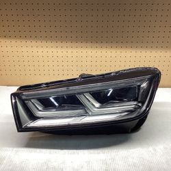 2018 - 2020 AUDI Q5 LED Left Driver Side Headlight OEM 