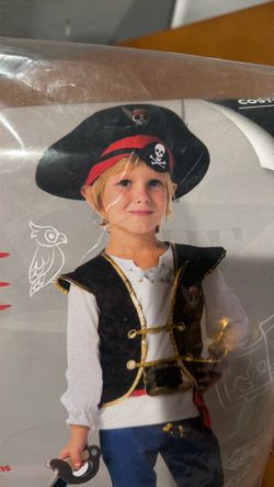 Pirate costume toddler 3-4 years