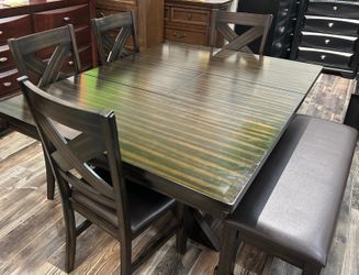 Kelly dining room with bench starting at $699