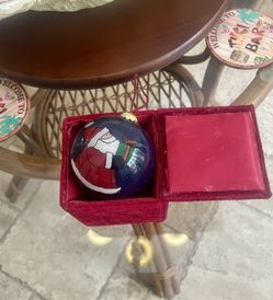 Set Of 5 Hand-Painted Christmas Bulbs