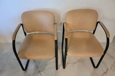 Pair of Office Guest Chairs / Reception Chairs