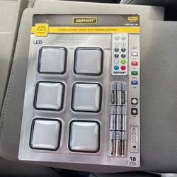 Defiant Puck Accent Light 6 PackWith Batteries And Remote