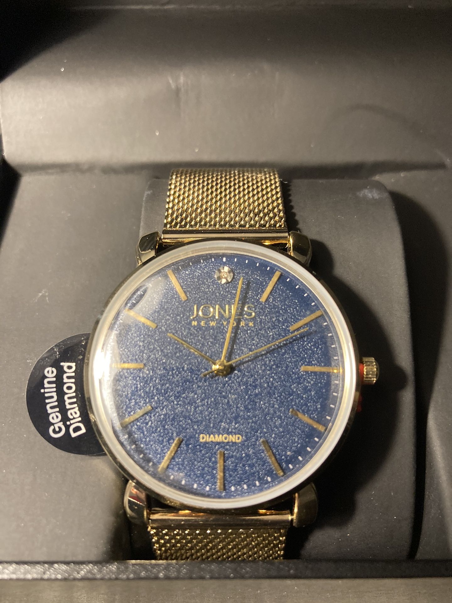 Jones New York diamond collection watch new in box, never used