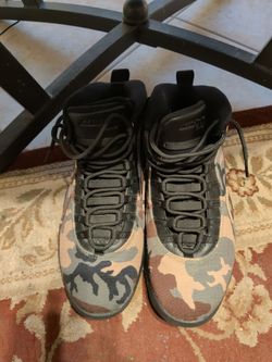 Air Jordan 10 Camo High-Top Sneakers