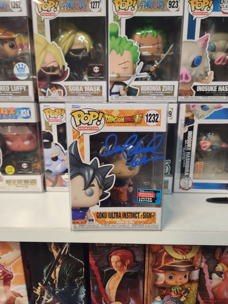 Goku Ultra Instinct Sign 1232 Signed By Sean Schemmel