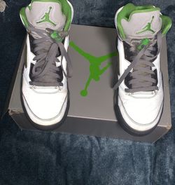 Green Beam Jordan 5s