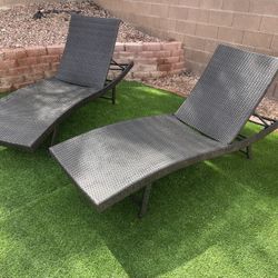 Two Lounge Chairs 
