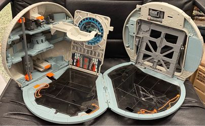 Star Wars Micro Machines Action Fleet Death Star Galoob 1996 playset (READ DESC)