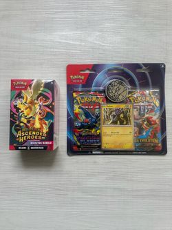 Ascended heroes booster bundle and 2 pack blister