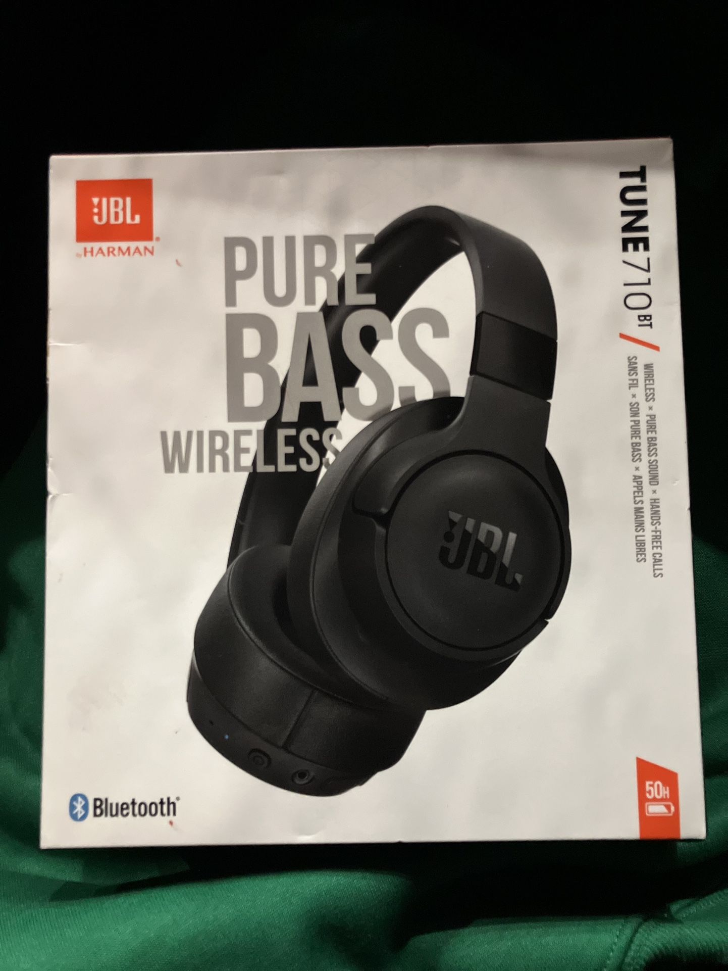 JBL Pure Bass Wireless Headphones