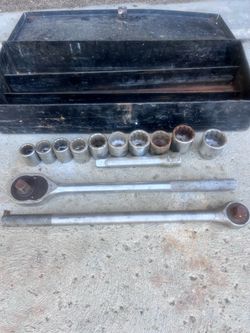 🔧 3/4” Drive Ratchet & Socket Set – Proto & Blackhawk – $150