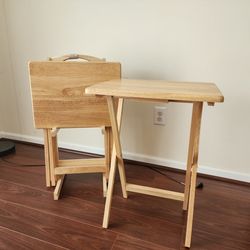 5 Piece TV Tray Set