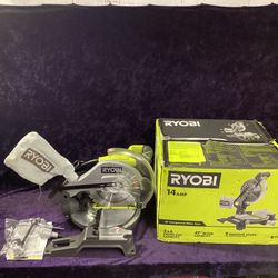 🧰🛠RYOBI 14 Amp Corded 10” Compound Miter Saw w/LED Cutline Indicator-LIGHTLY USED!-$95!🧰🛠