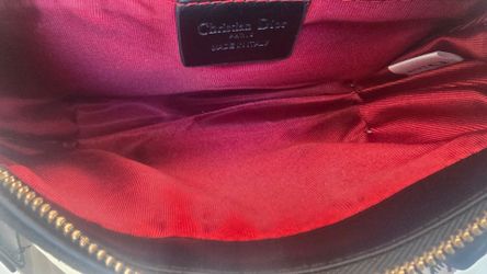 Dior saddle bag in black Dior oblique jacquard