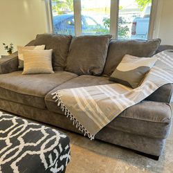 Living Spaces Couch Sofa - Deep Super Comfortable 