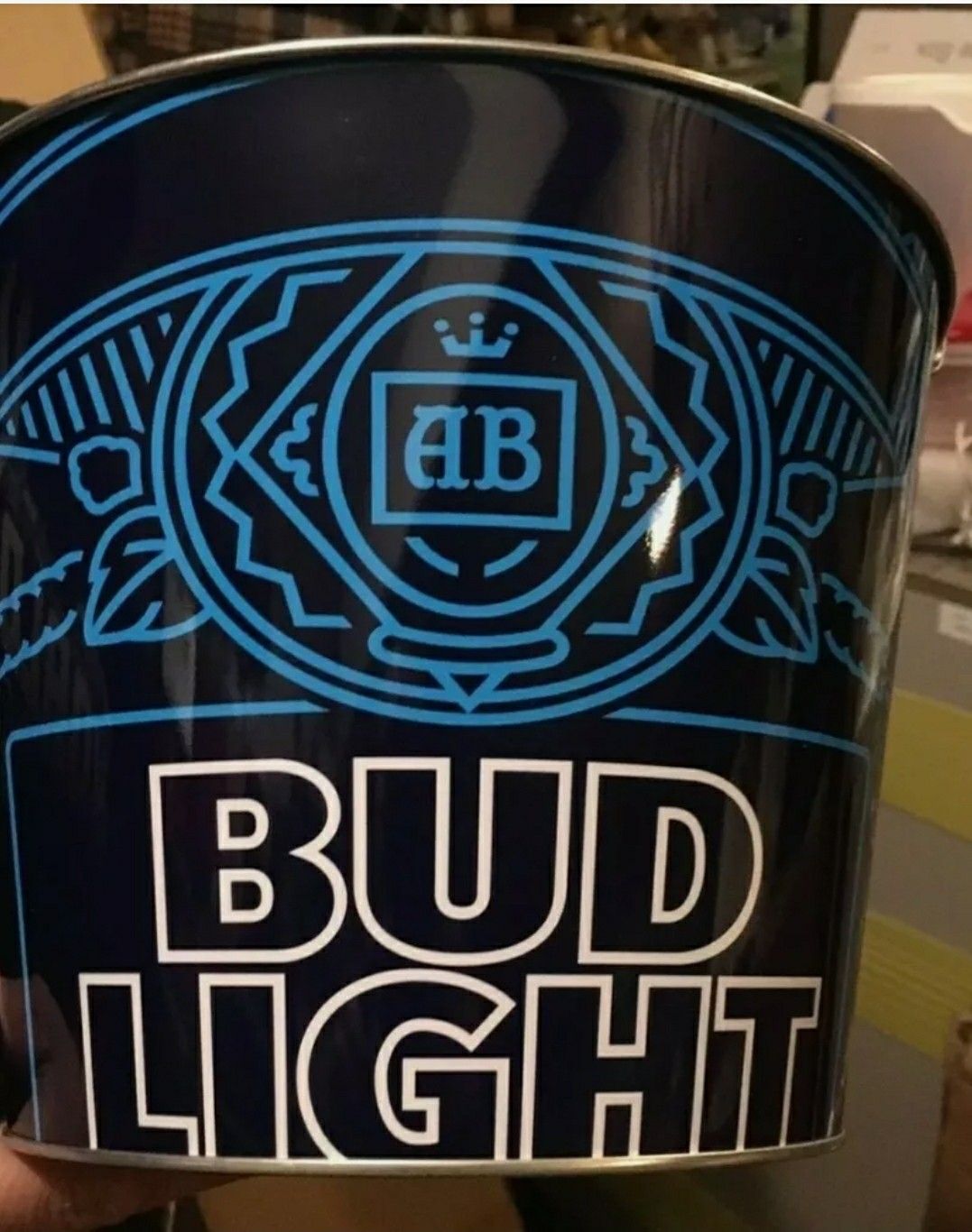 Bud Light Beer Buckets - Set/Lot of (5) Galvanized. - NICE - NEW