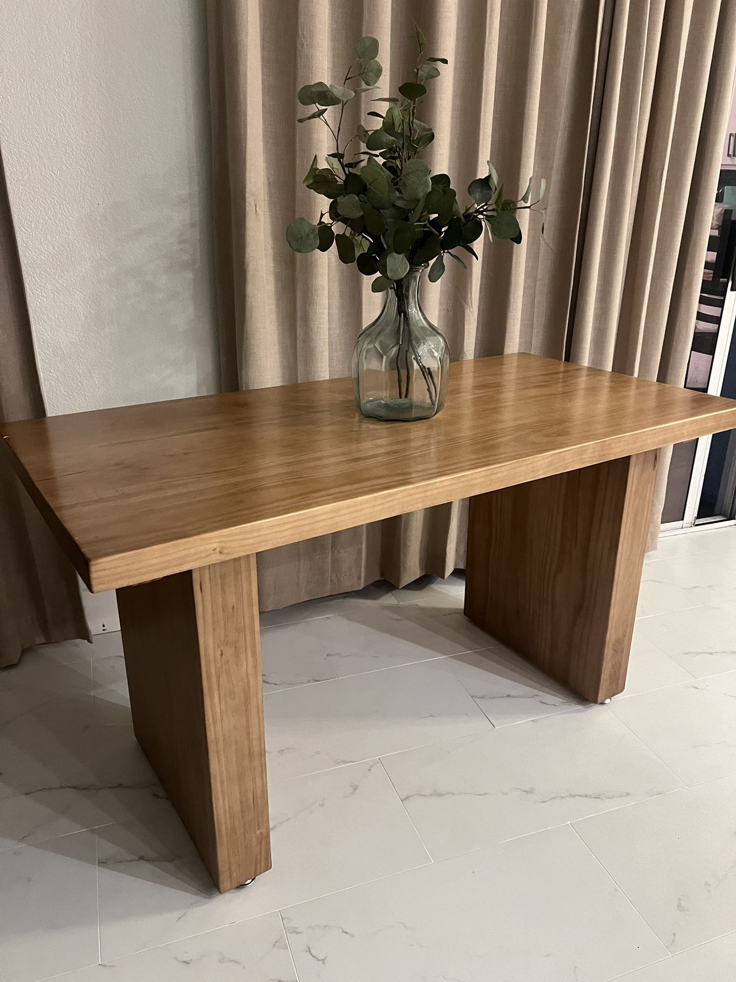 Real Solid Wood small Dining Table