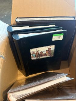 Old Town Leather Photo Albums and Assorted Picture Frames