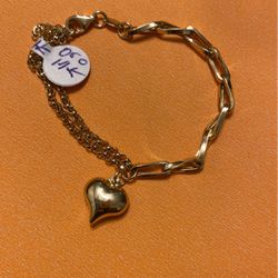 Bracelet For Girl 14k New Real Gold 