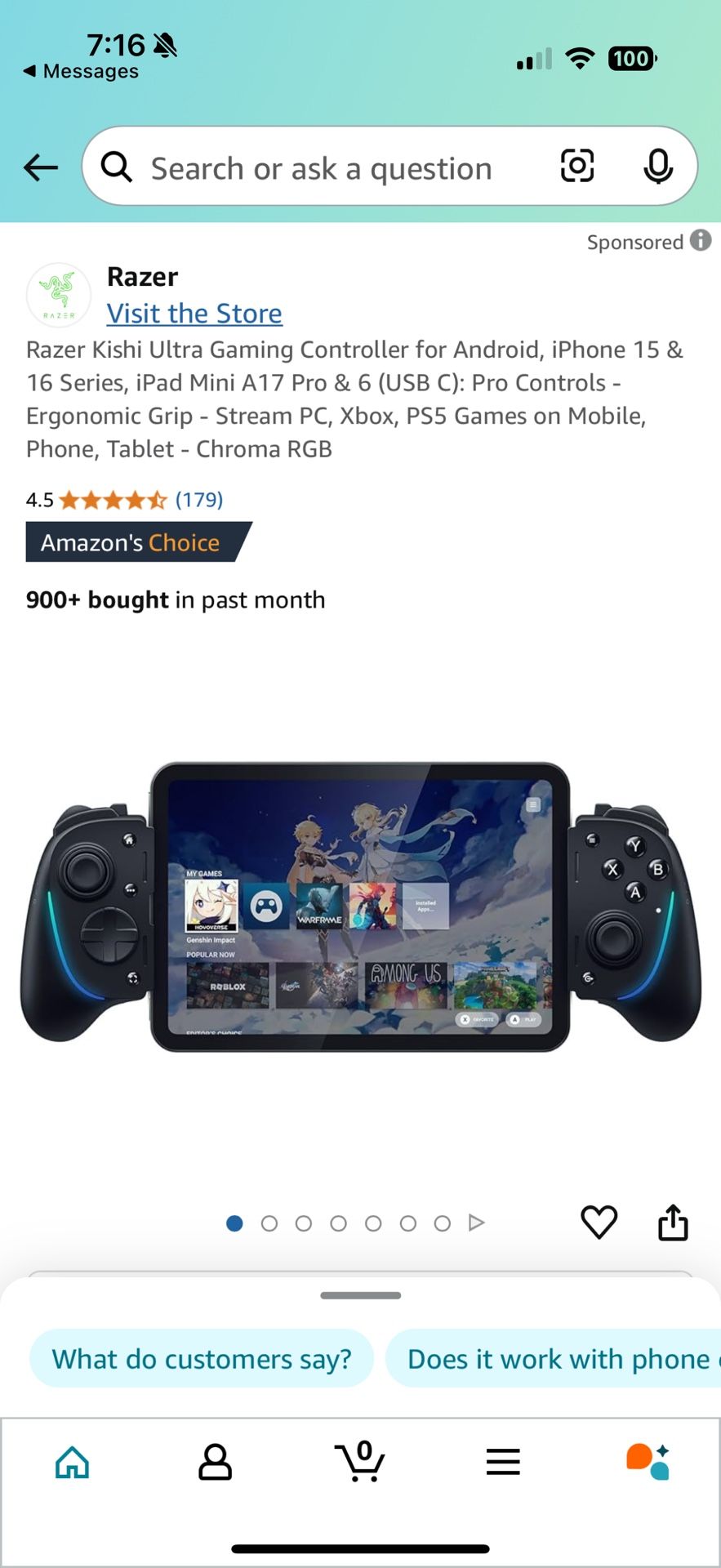 Razor Gaming Controller