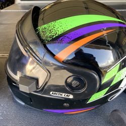 TWO Motorcycle HELMETS.