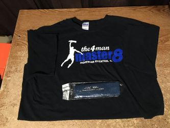 Laser quest shirt the four man master eight Hoffman estates Illinois size XL and headband NAC 2010