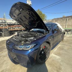 2021 2022 2023 2024 BMW M4 COMPETITION XDRIVE PARTS FRONT END BUMPER FENDER LIGHTS HOOD SUSPENSION 