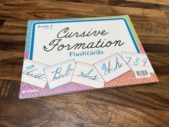 Cursive Formation Flashcards