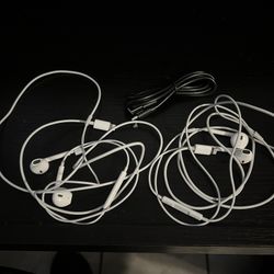 Wired Apple Headphones Lightning Cable 