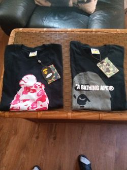A Bathing Ape BAPE T-Shirts Bundle of 2