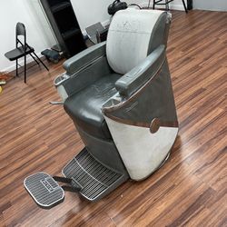 Koken 1952 Presidential White Grey Headrest Included 