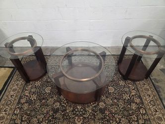 3 piece matching coffee table set