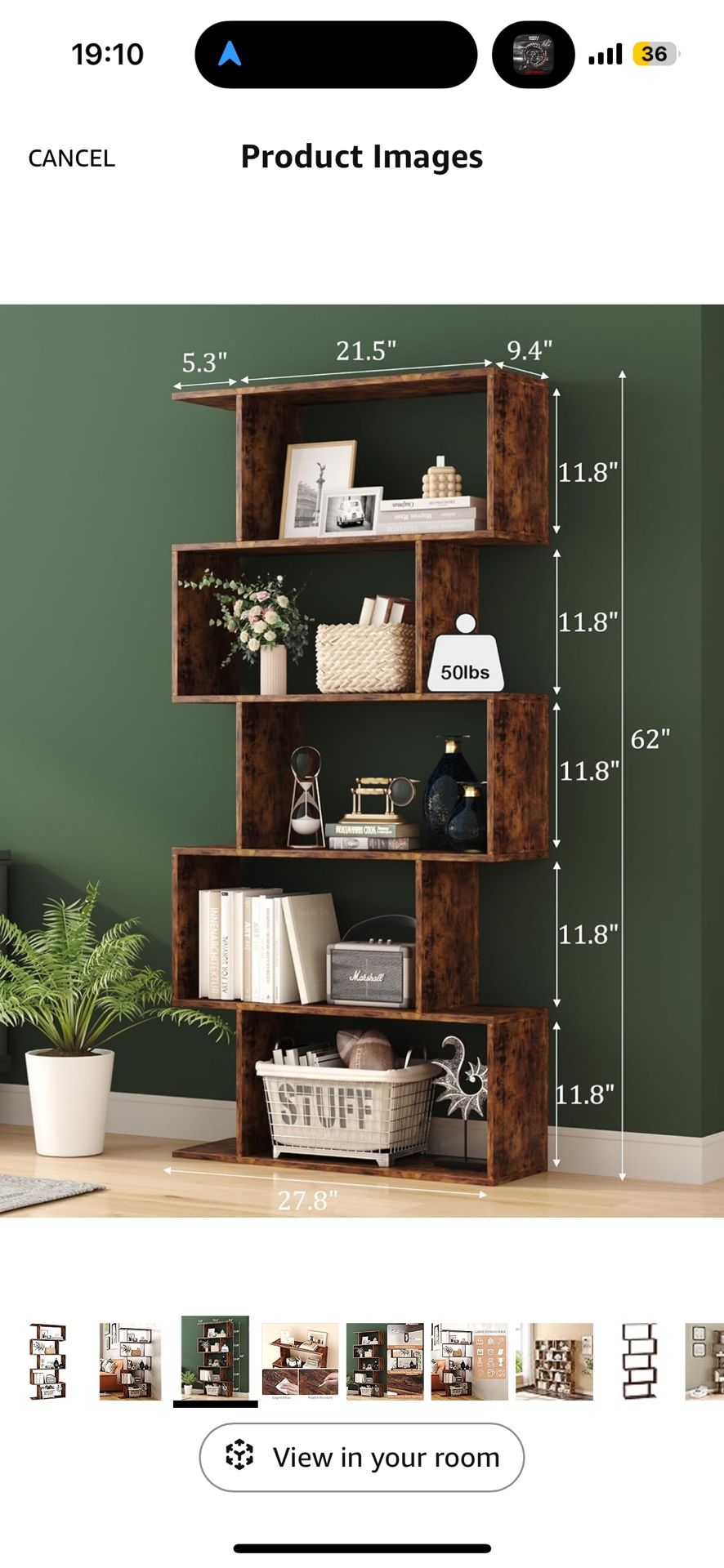 Geometric Bookshelves