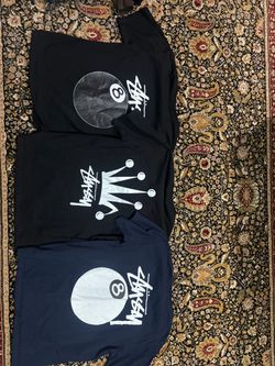 Stussy Graphic T-Shirts Bundle of 3