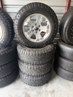 18” Goodyear Wrangler Duratrac LT275/65R18 Tires Rims Chevrolet, GMC and Dodge Ram 1500