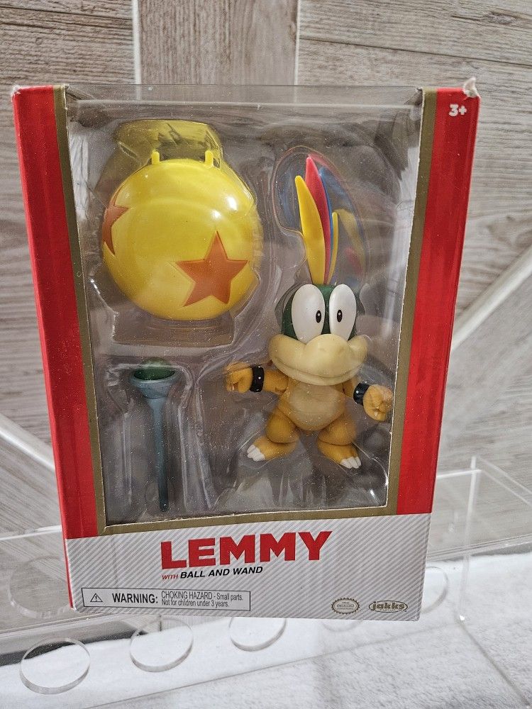 Super Mario Bros Lemmy With Ball And Wand