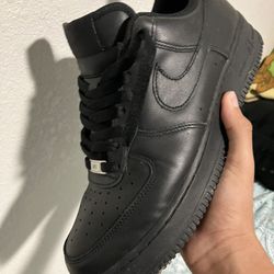 Nike air jordan brand new black airforces